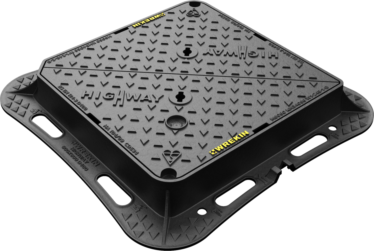 D400 Ductile iron Manhole cover 600 mm x 600 mm DMT0D4/6060